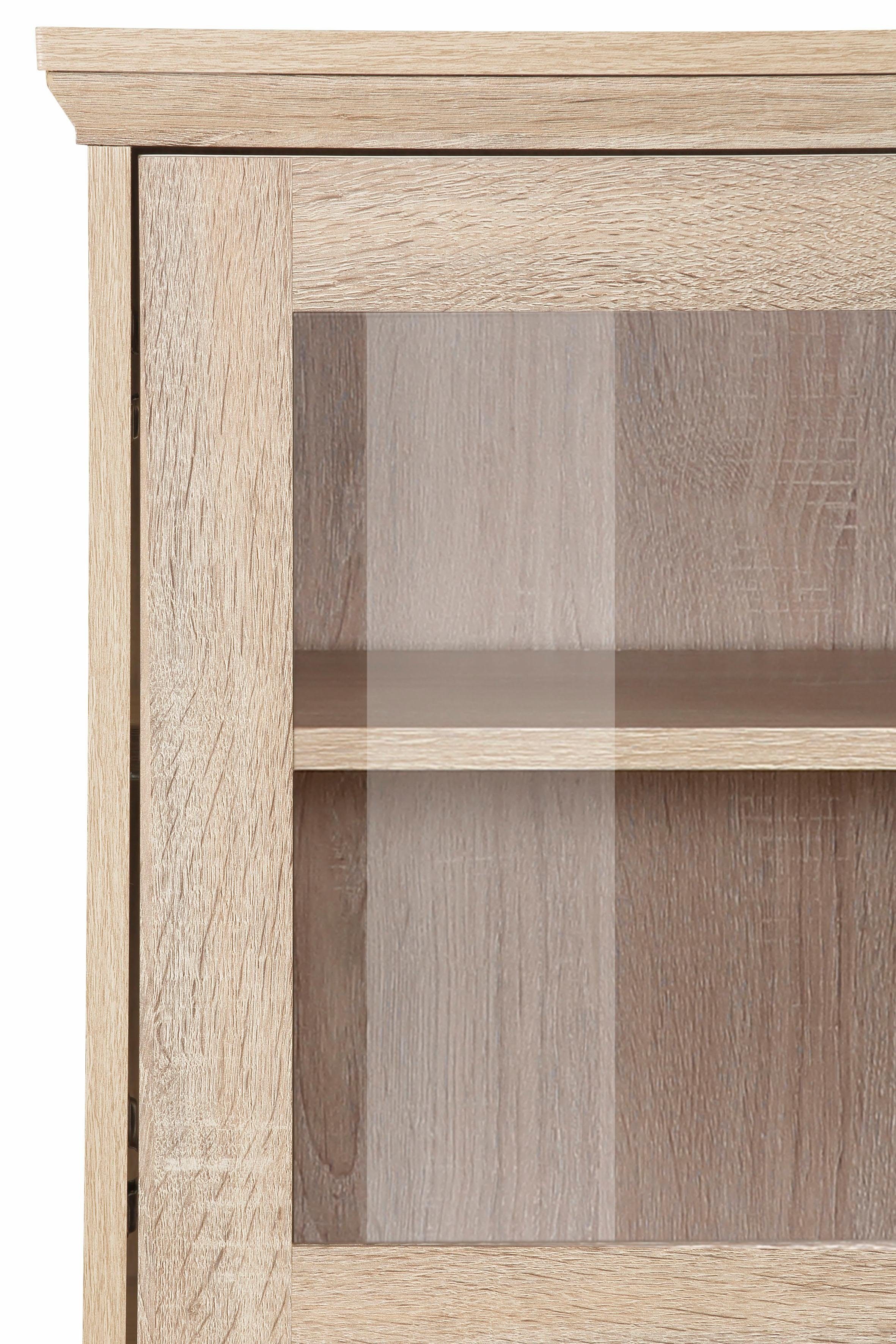 Home affaire Highboard Nanna, in duroplastischer Oberfläche Folien Eichen-Optik, Breite 118 cm