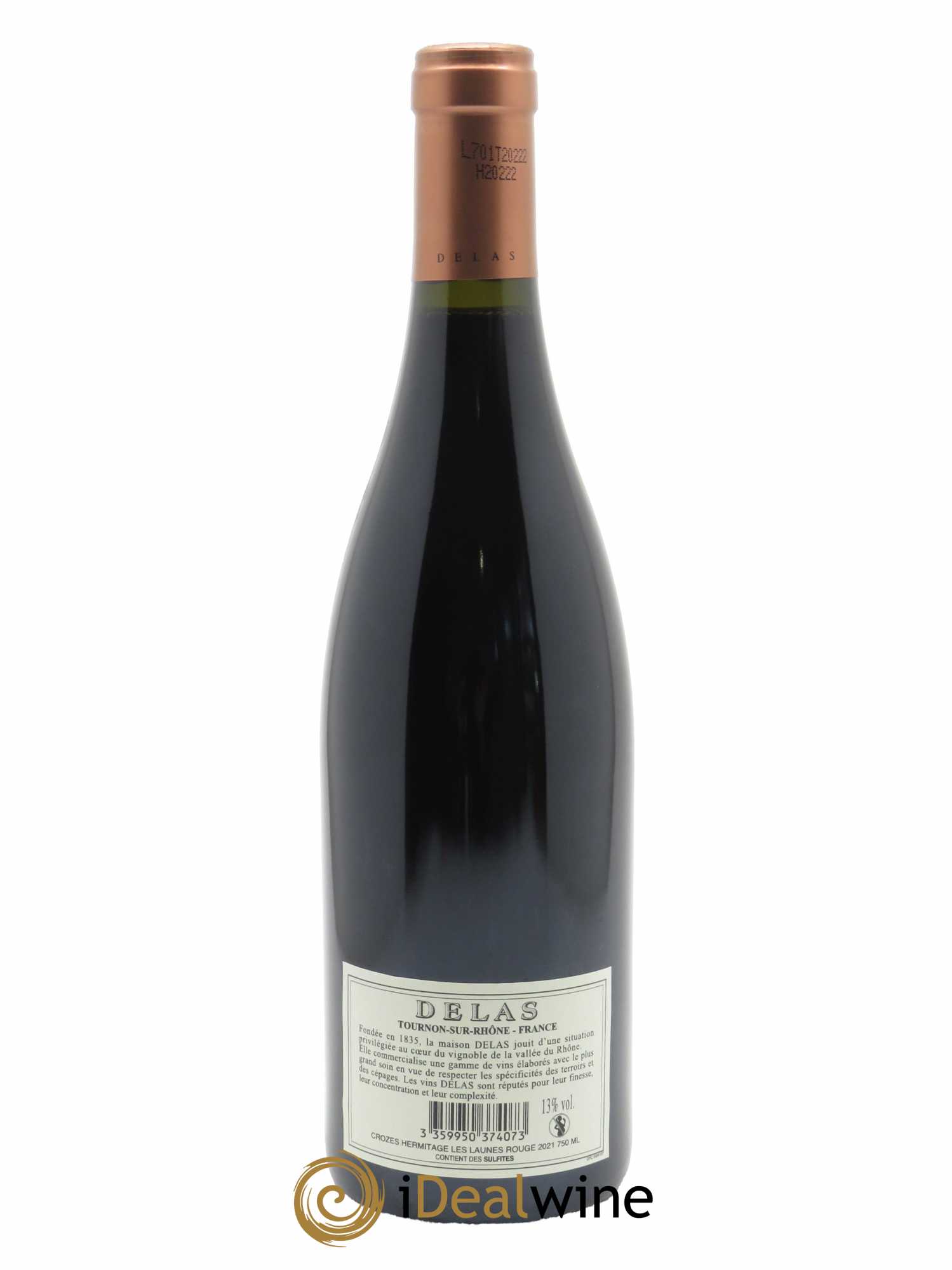 Crozes-Hermitage Les Launes Delas Frères  2021 - Lot de 1 Bouteille