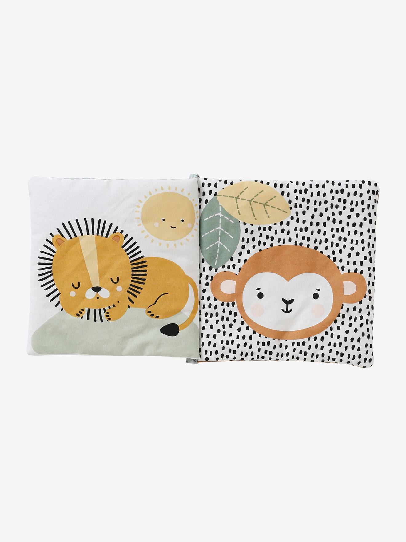 Vertbaudet Baby Geschenk-Set: Schmusetuch, Rassel & Stoffbuch mit Geschenkverpackung - gelb
