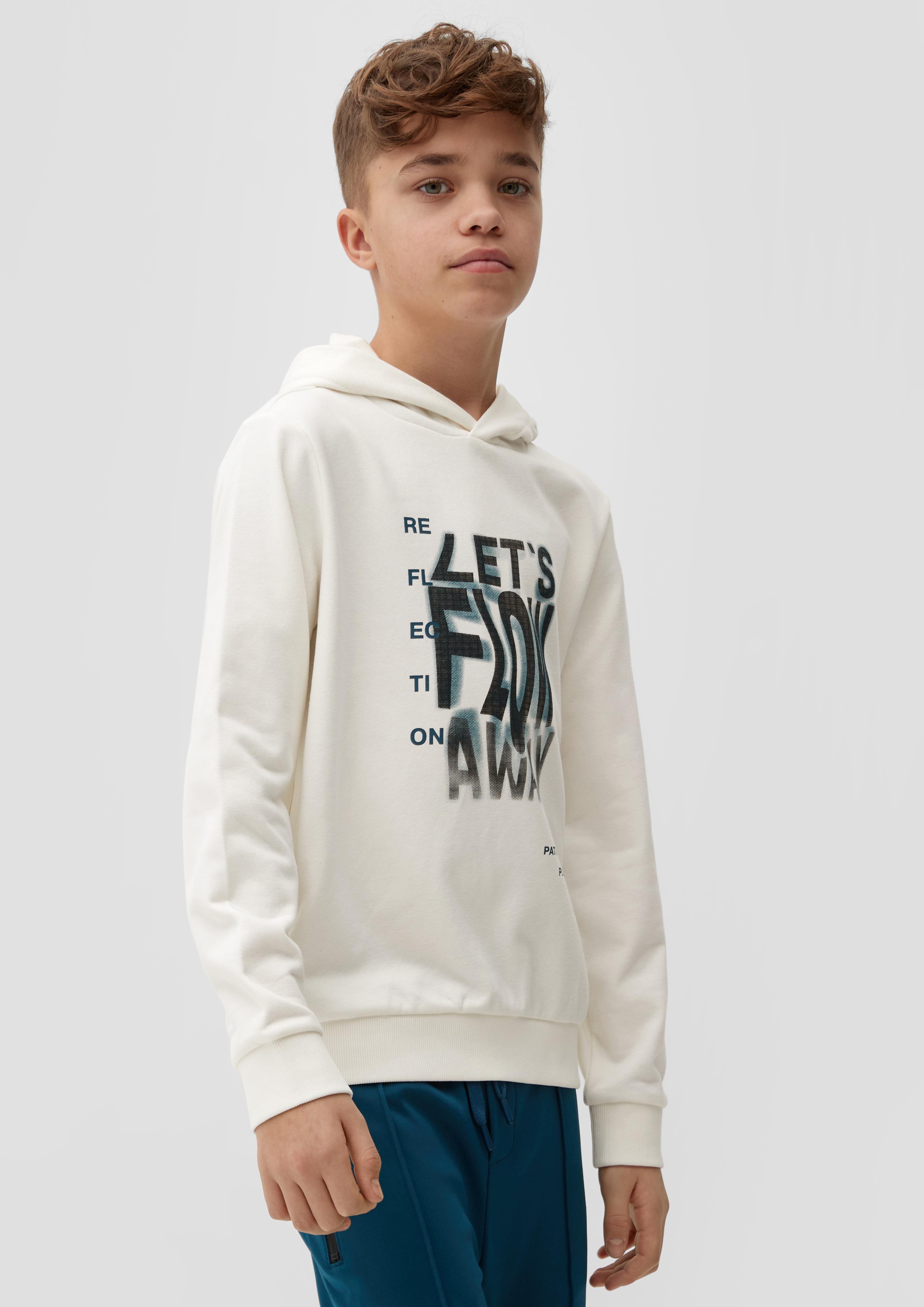 Kapuzensweatshirt mit Frontprint  2134030-0210
