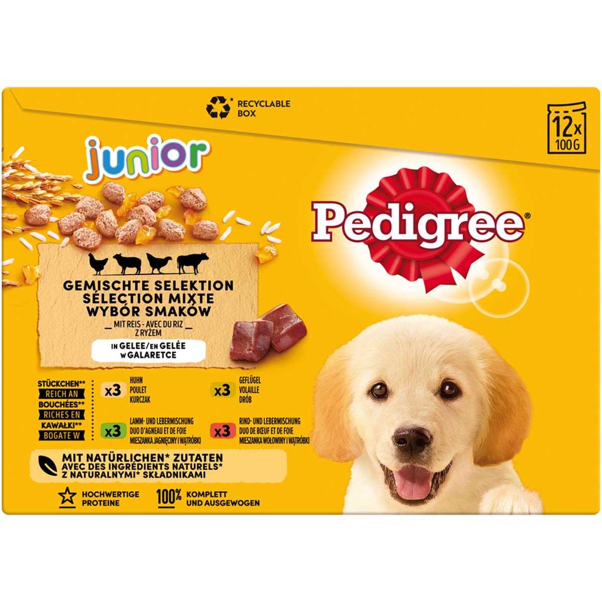 PEDIGREE Pouch Junior Gem. Selektion Multipack bei ZooRoyal