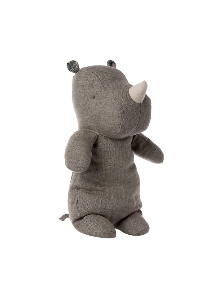 Maileg Rhino Medium Dunkelgrau Ohren mit Blumenmuster 34 cm günstig kaufen onesize