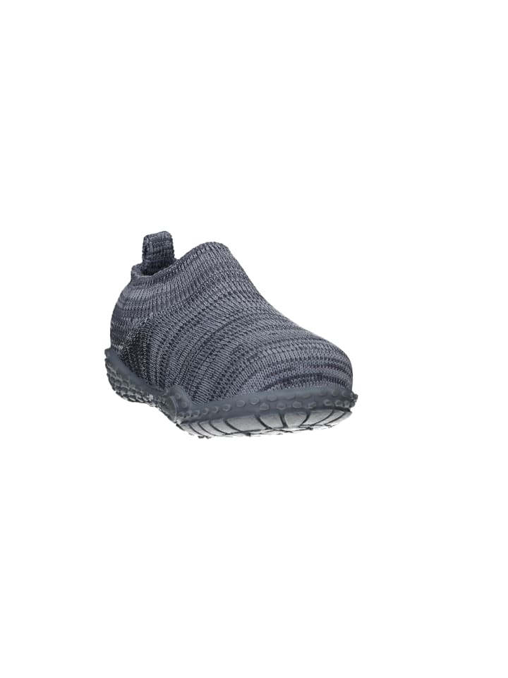 Playshoes Hausschuh Strick in Grau günstig kaufen