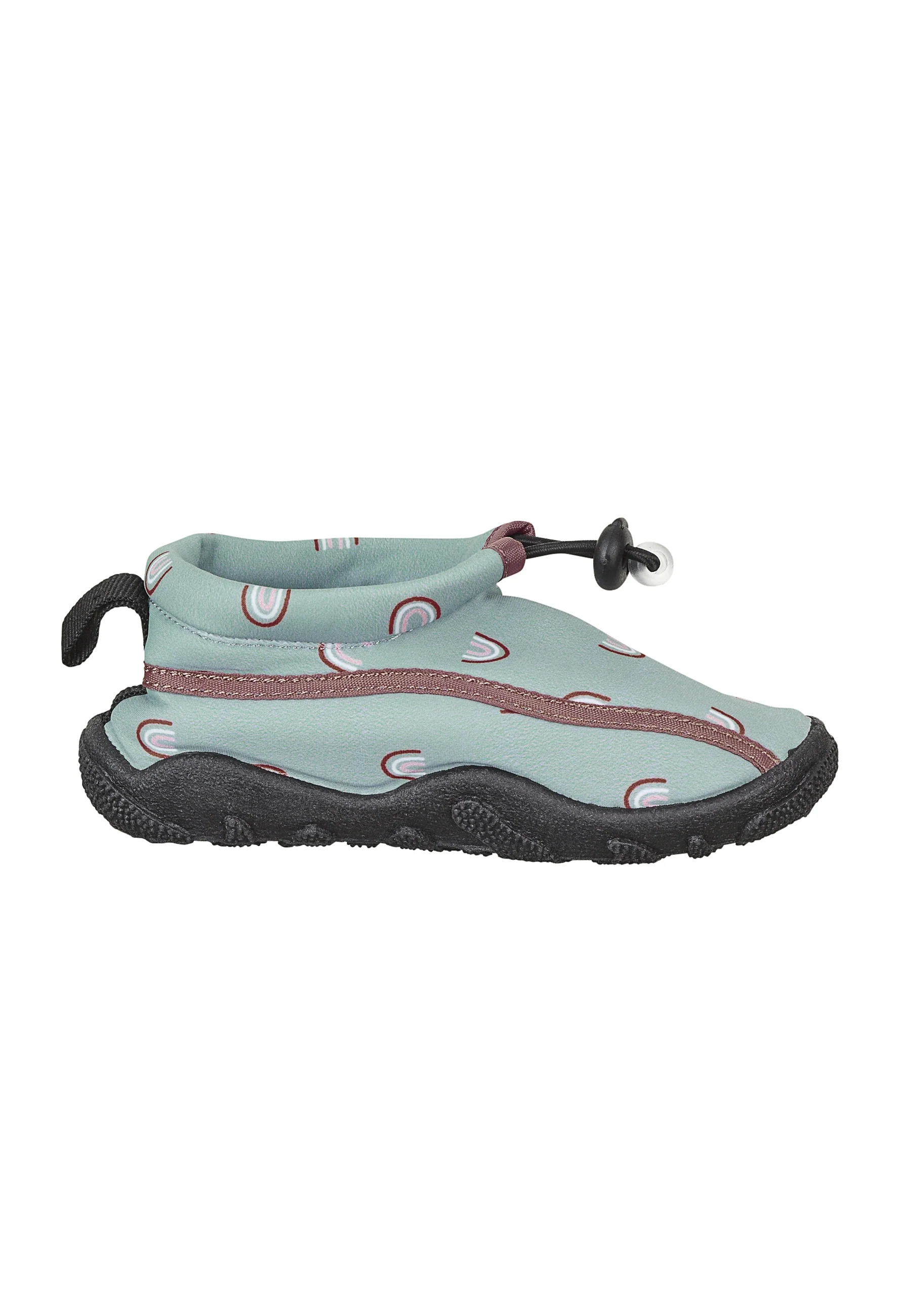 Aqua-Schuh Kinder in Grün mit Regenbogen