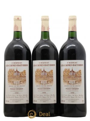 Château Les Carmes Haut-Brion  1998 - Lot de 3 Magnums