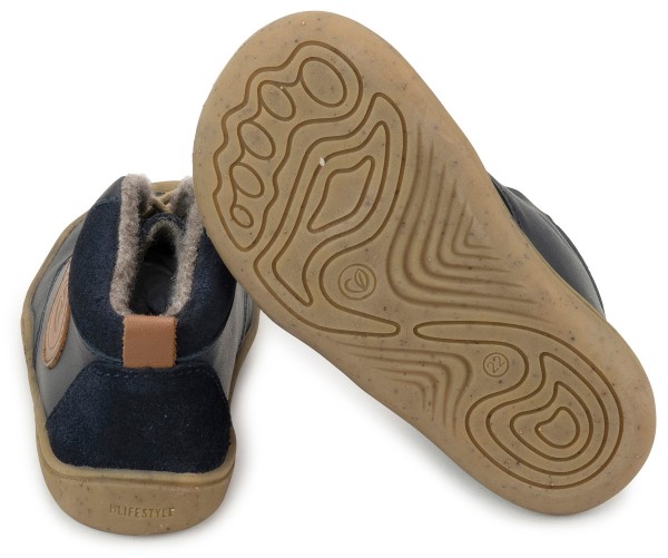 bLifestyle ~ babyPangolin MidCut Schnürer Warm ~ Marine
