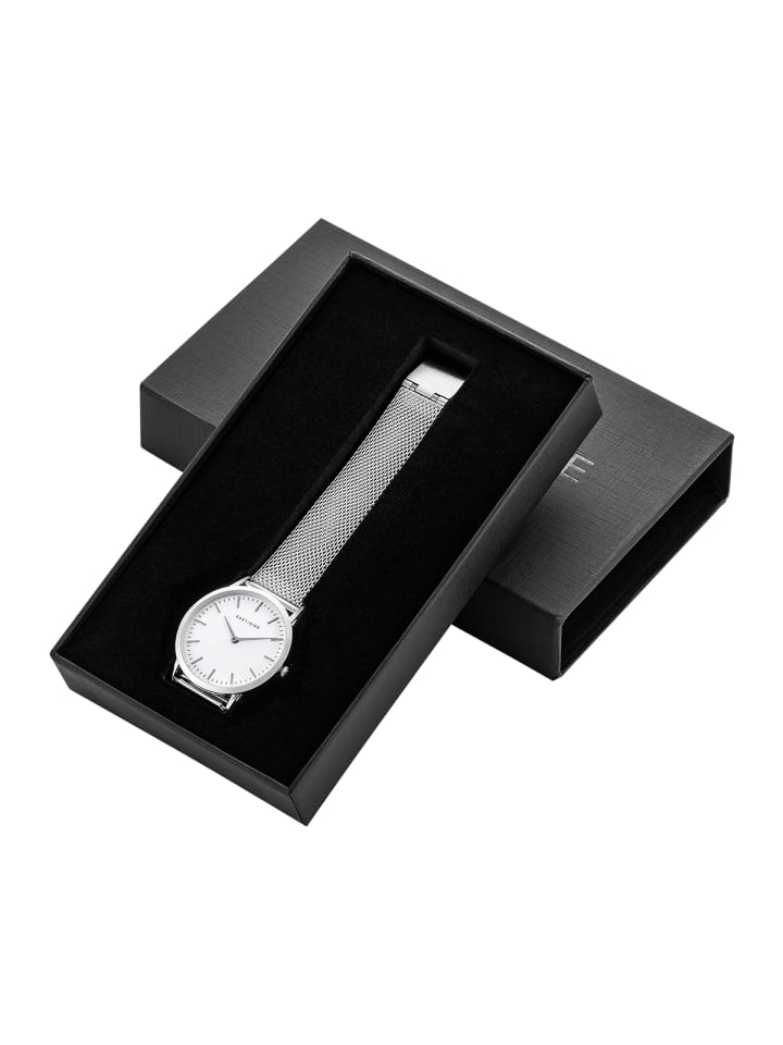 Eastside NY Damen Quarzuhr silber Edelstahl silber in silber günstig kaufen 20 cm