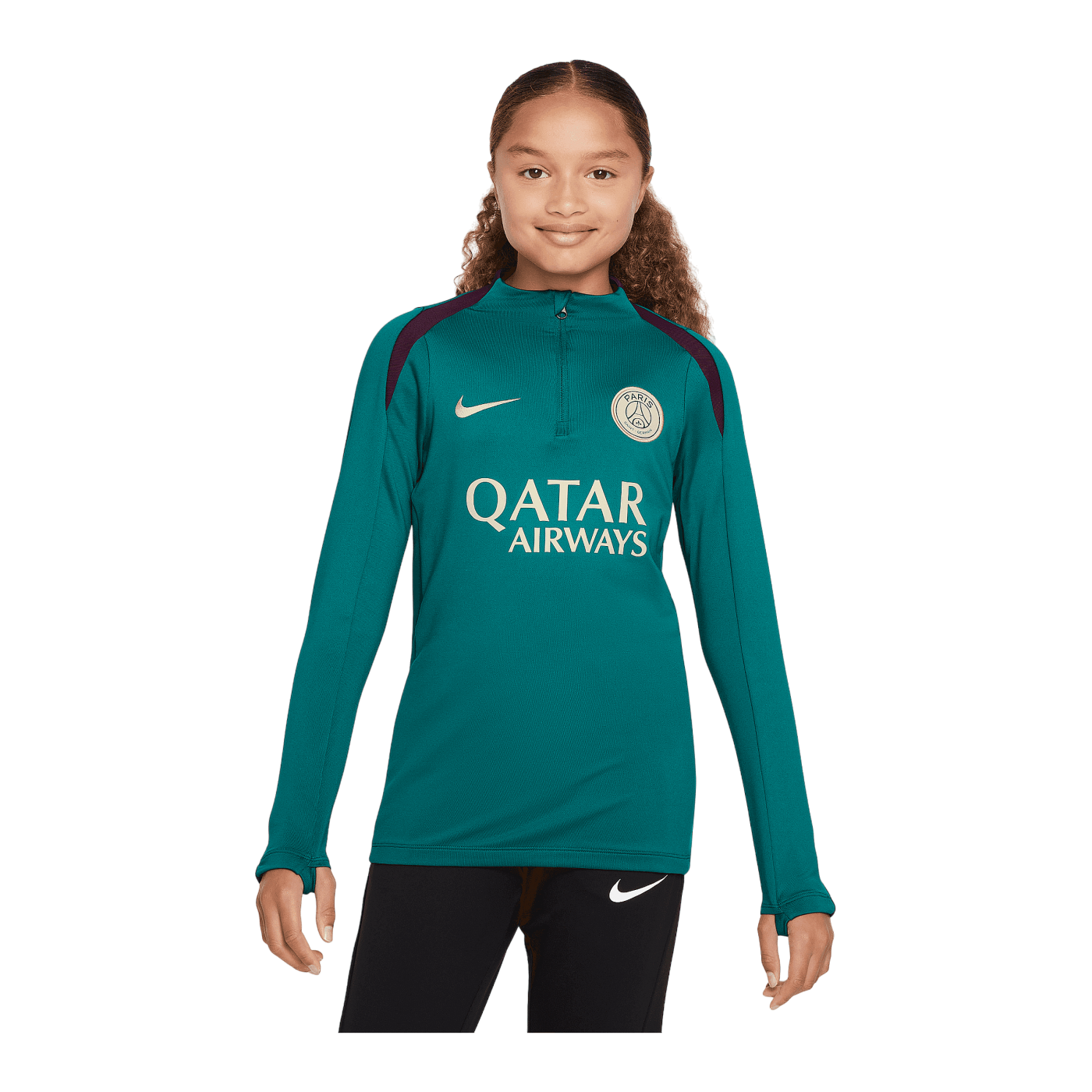 Nike Paris St. Germain Drill Top Kids Grün F382