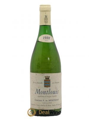 Montlouis-sur-Loire Trie Comtesse de Montenay 1988 - Lot de 1 Bouteille