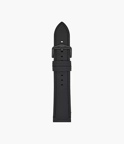 Fossil Band 22 mm LiteHide-Leder schwarz
