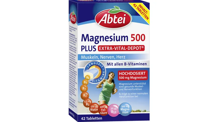ABTEI Magnesium 500 Plus Vital Depot 42 Tbl