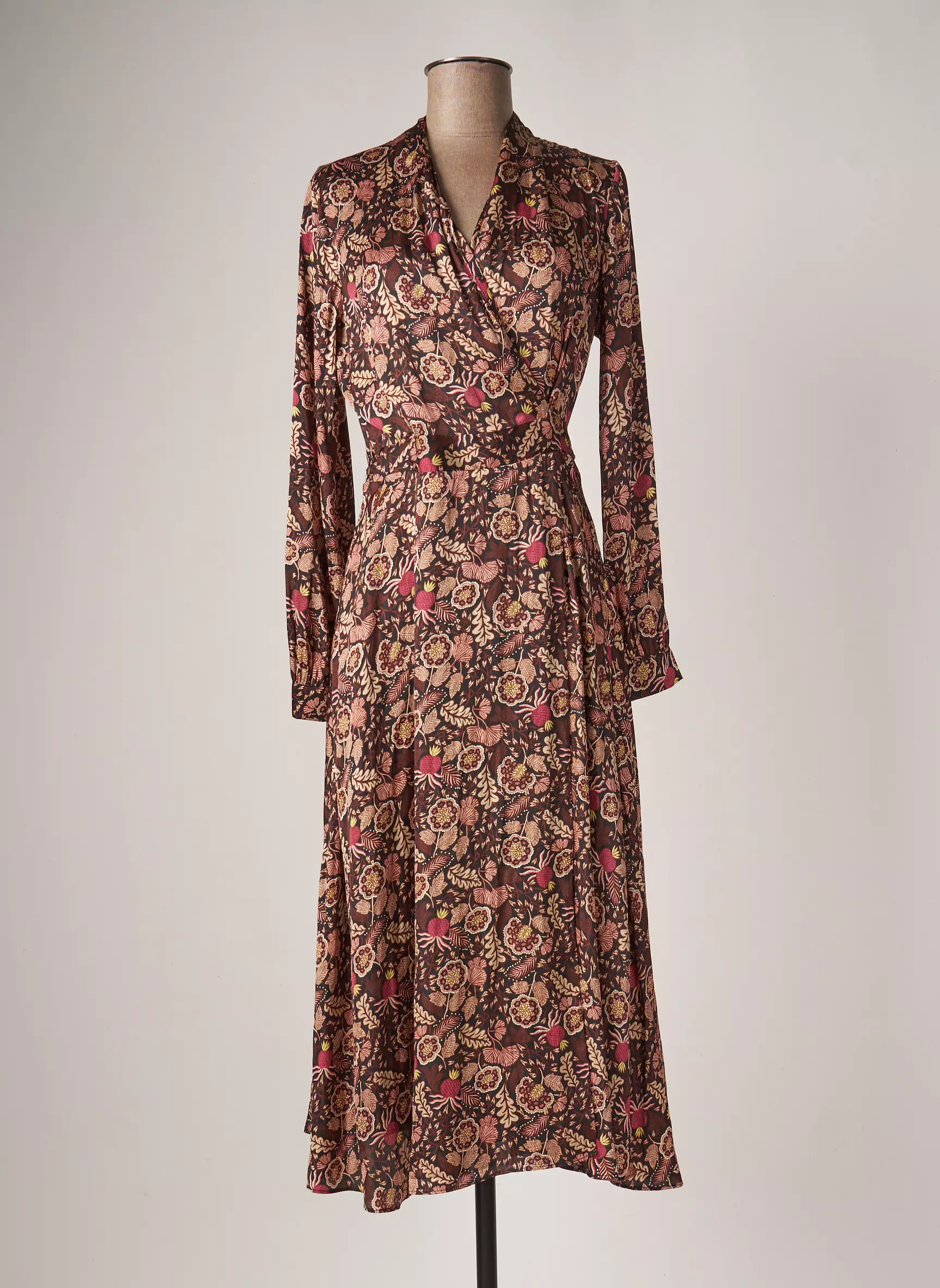 Maison Scotch Robes Longues Femme couleur marron