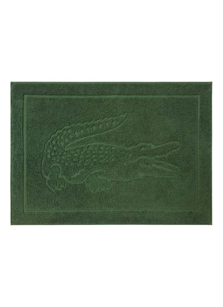 Lacoste L Lacoste Badematte aus Bio-Baumwolle 800 g/m² - 55 x 80 cm