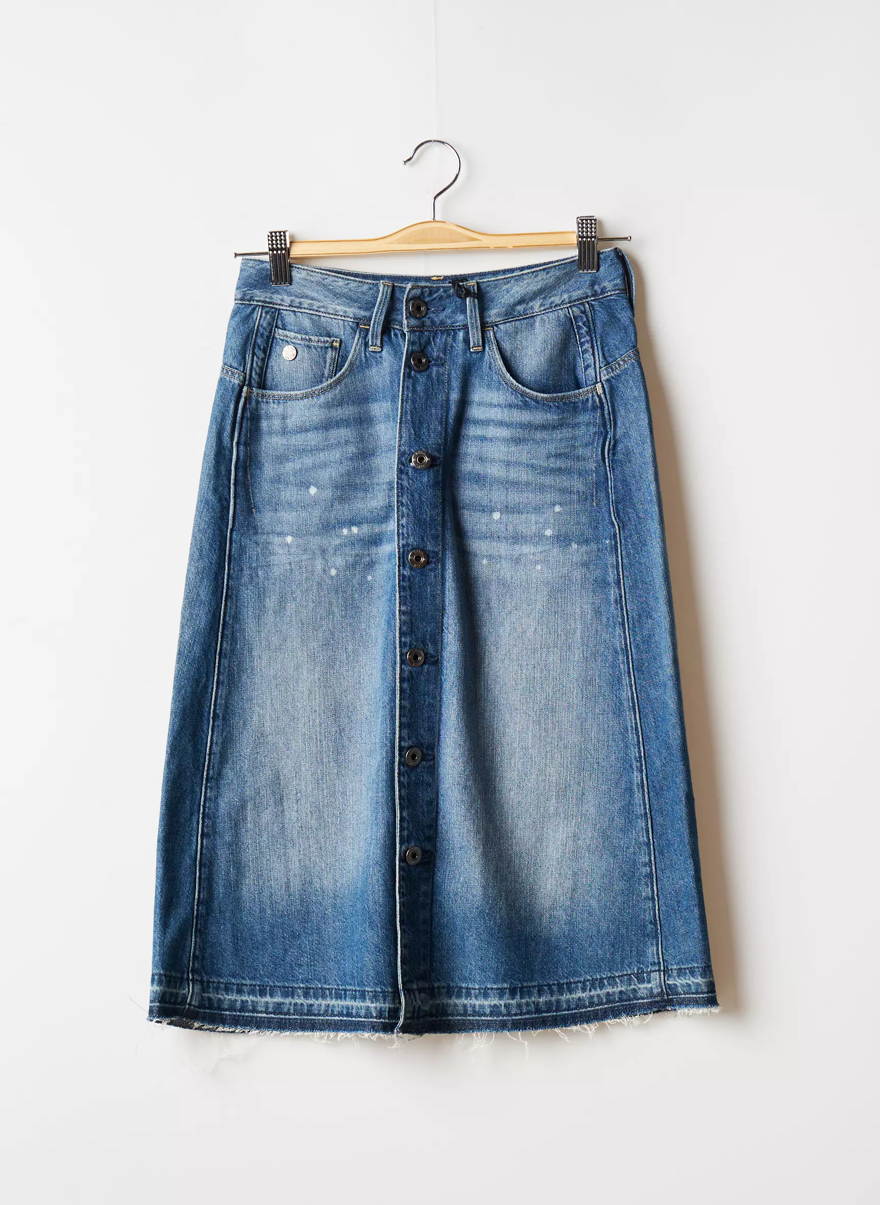 G Star Jupes Mi Longues Femme couleur bleu