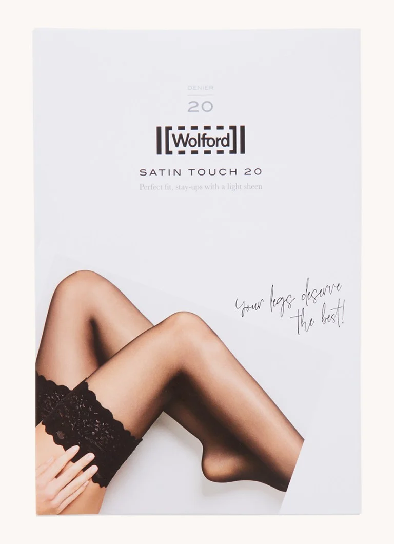 Wolford  Satin Touch stay-ups in 20 denier