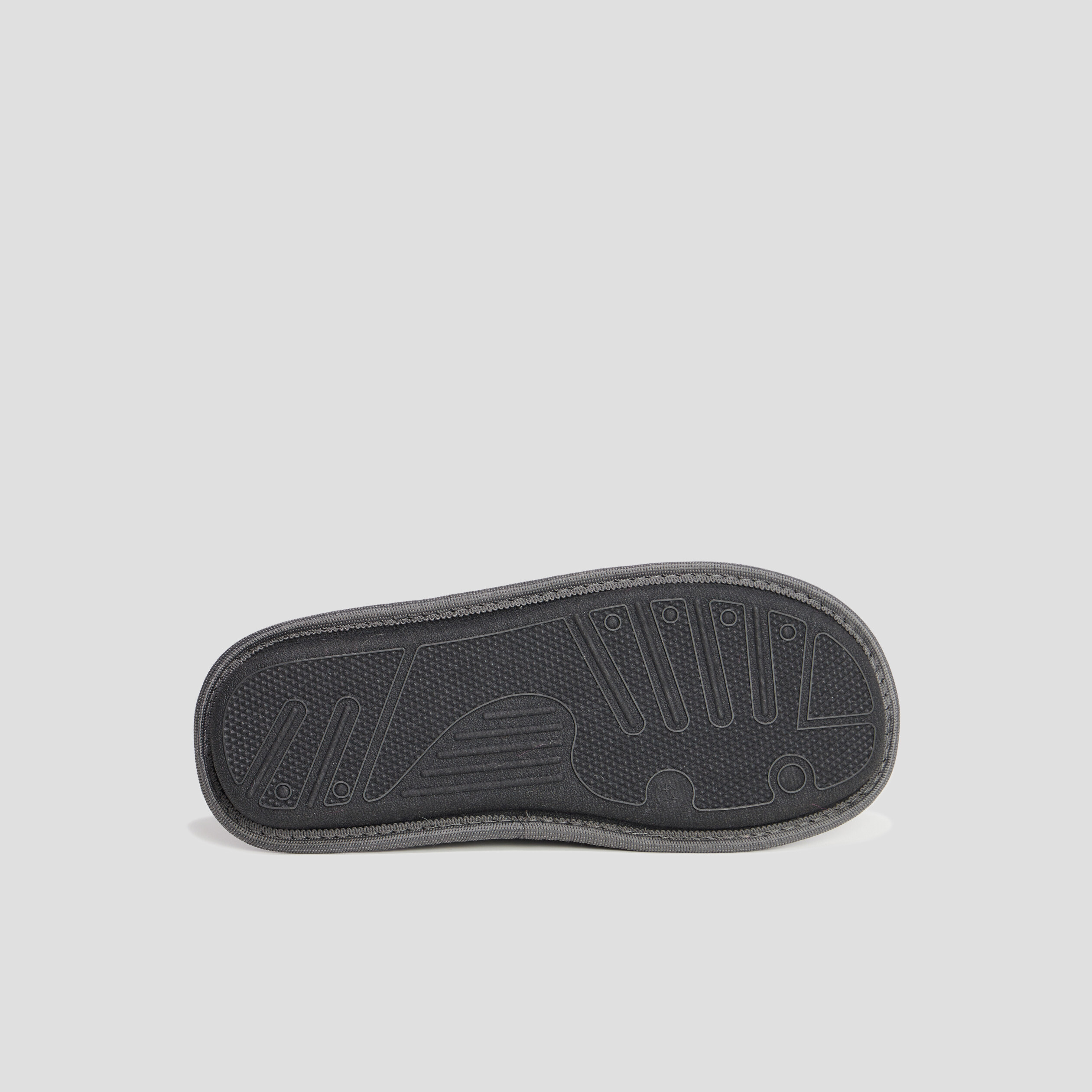 Chaussons mules gris homme | La Halle