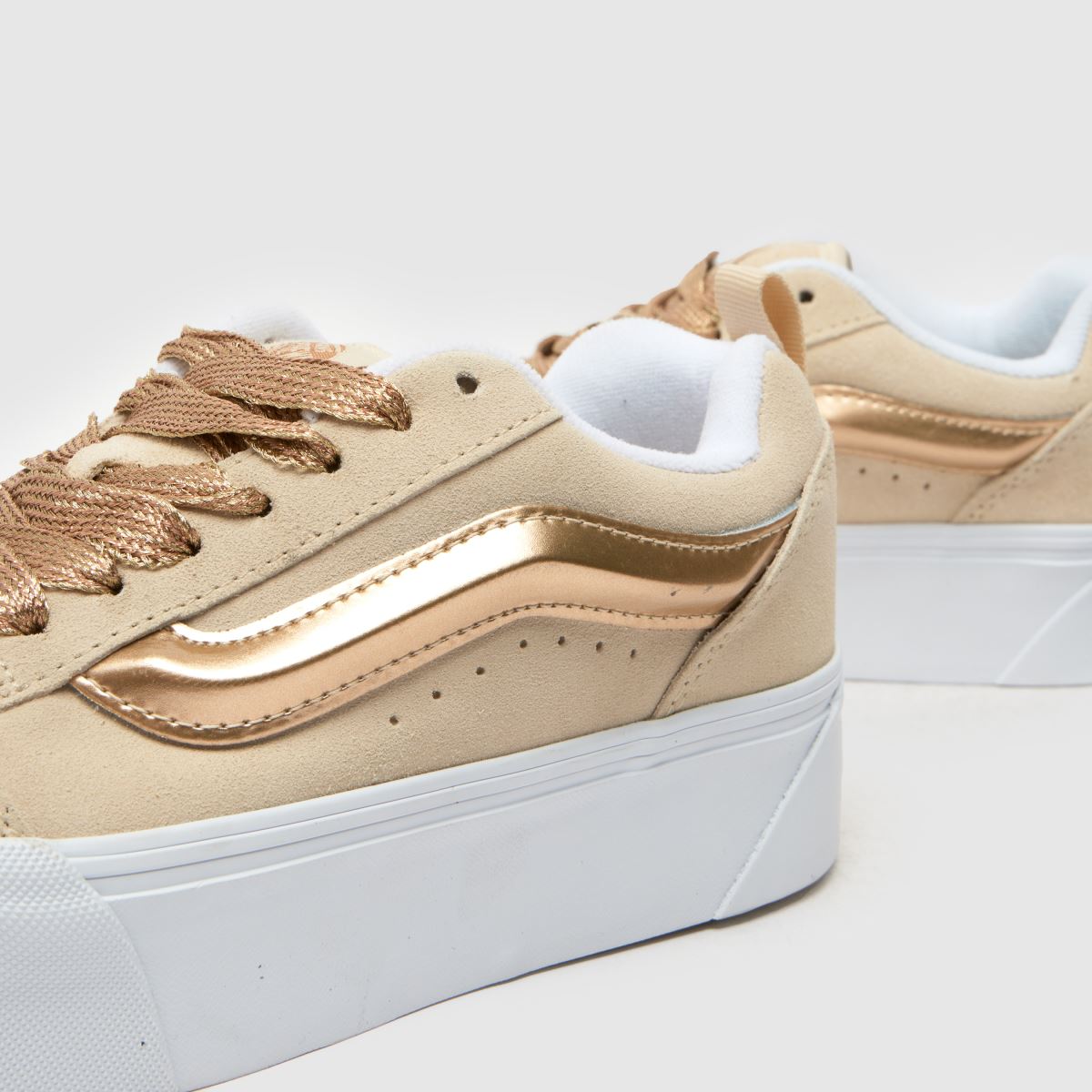 Vans – Knu Stack – Guldfärgade träningsskor