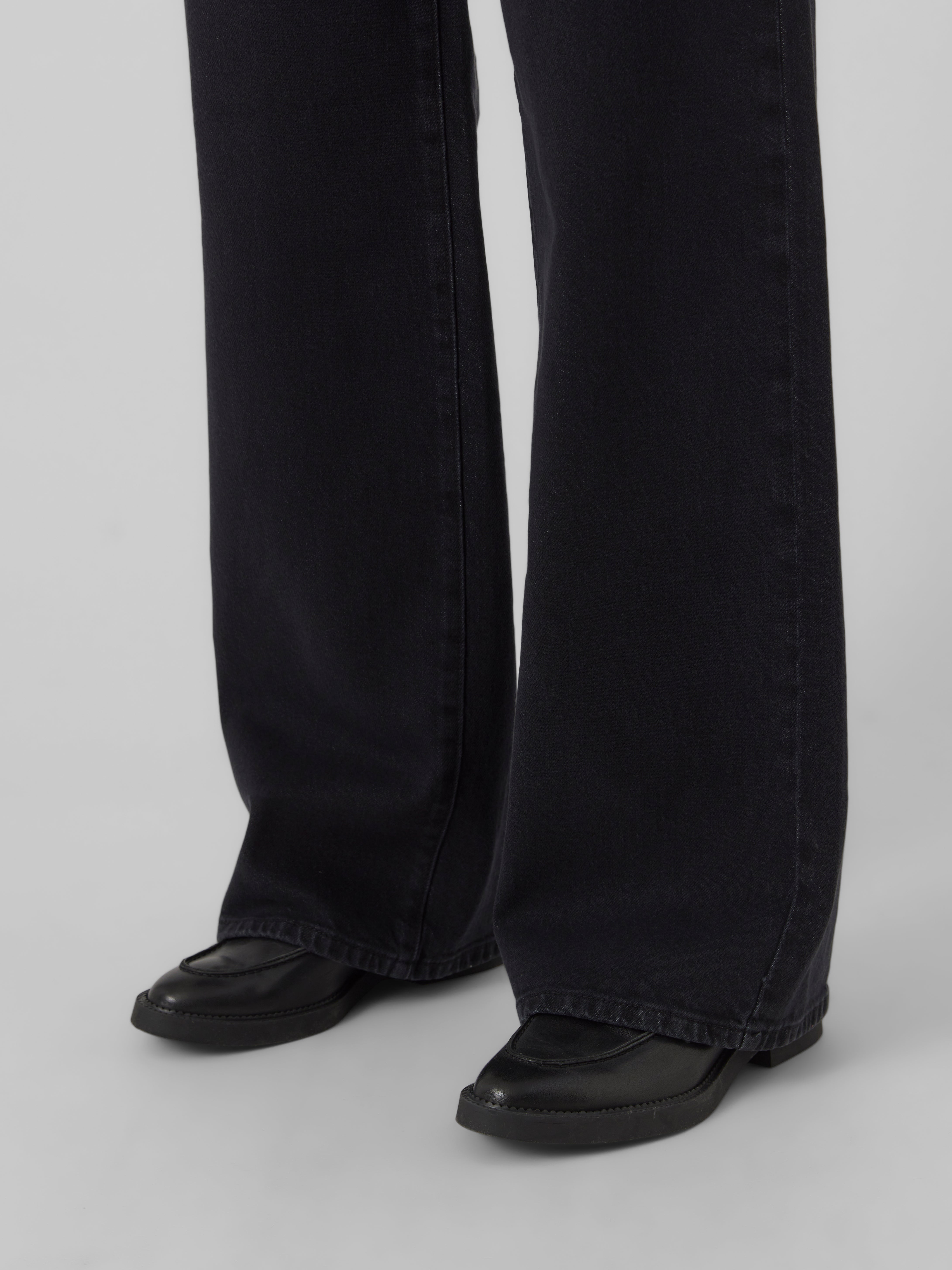 VMFAITH Niedrige Taille Weit geschnitten Jeans