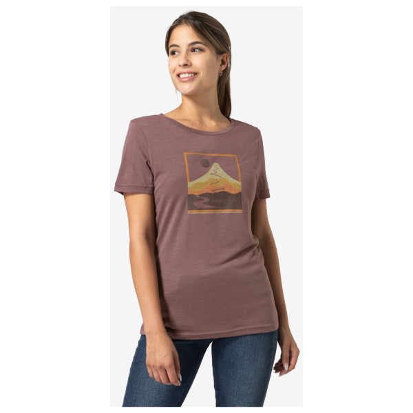 super.natural - Women's Trace Hill Tee - Merinoshirt