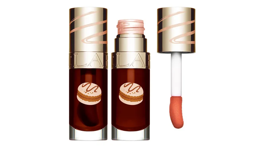 CLARINS Patisserie Lip Comfort Oil 18 - hazelnut macaron