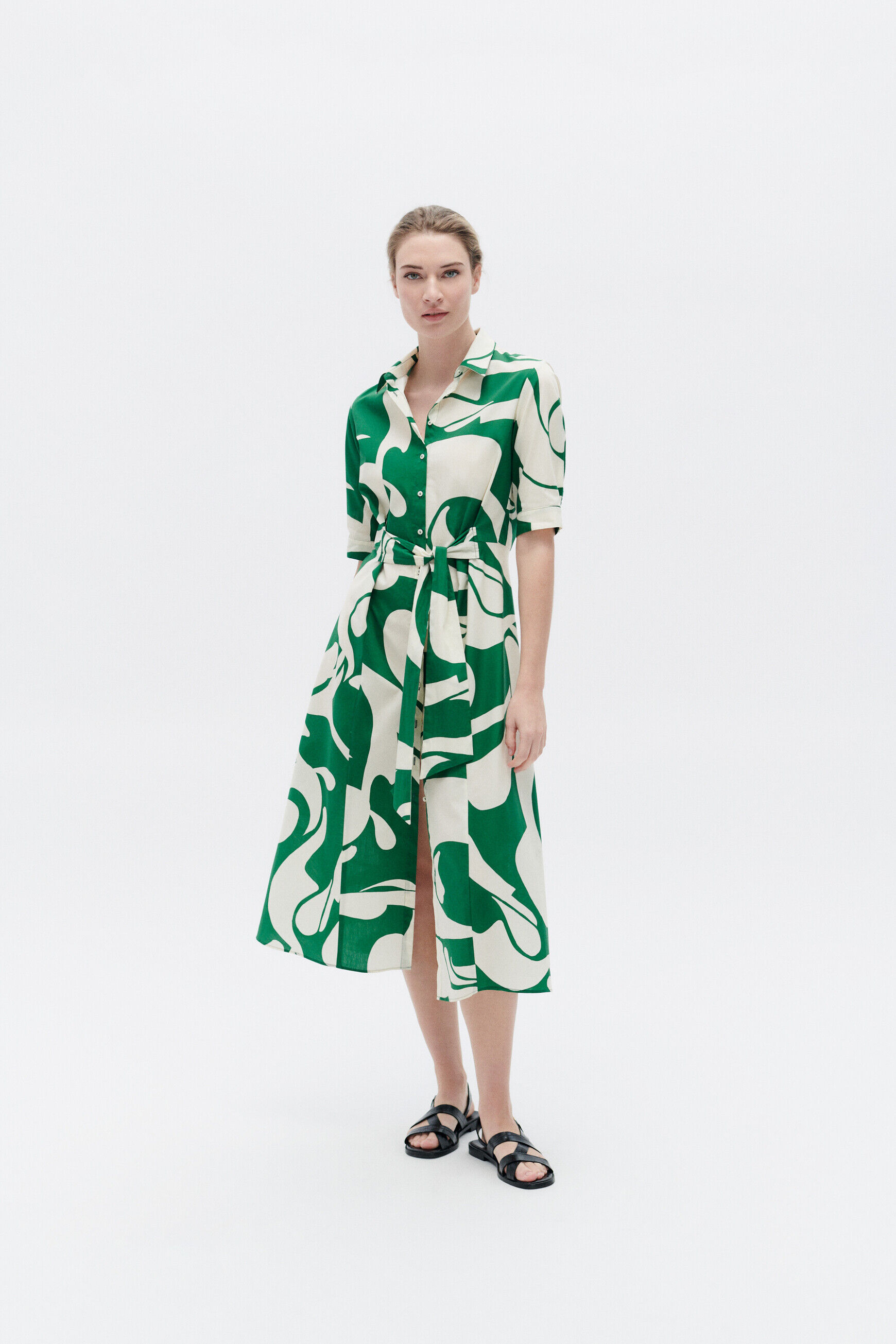 Robe ramalia vert menthe femme