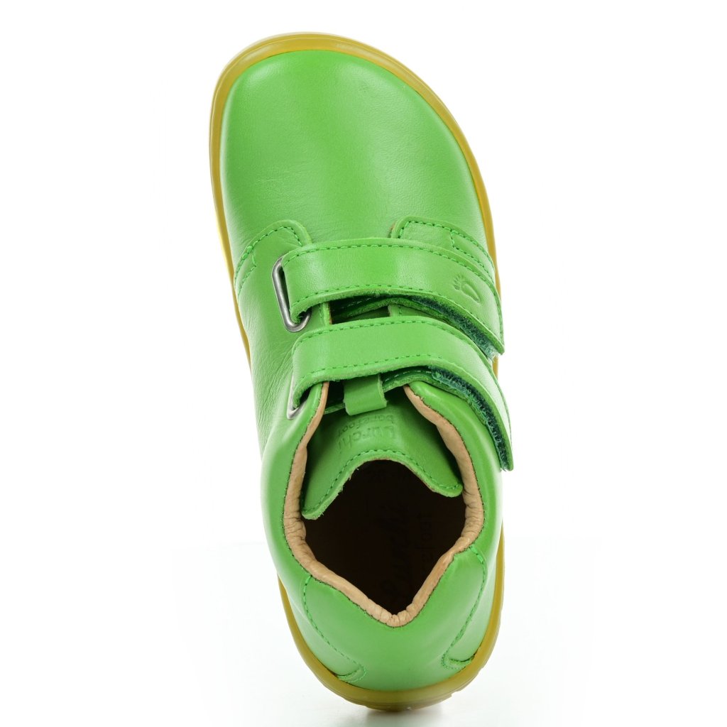 Lurchi Noah Nappa grün Barfußschuhe