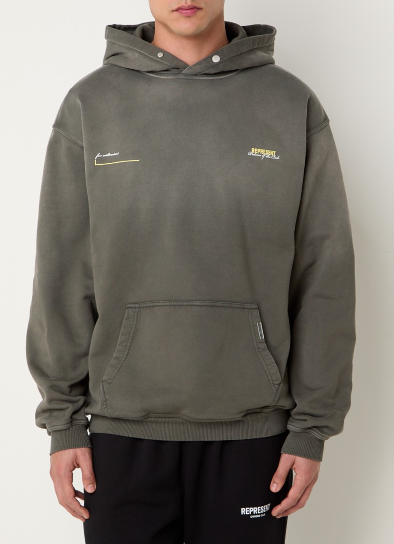 Represent Patron Of The Club hoodie with logo and back print