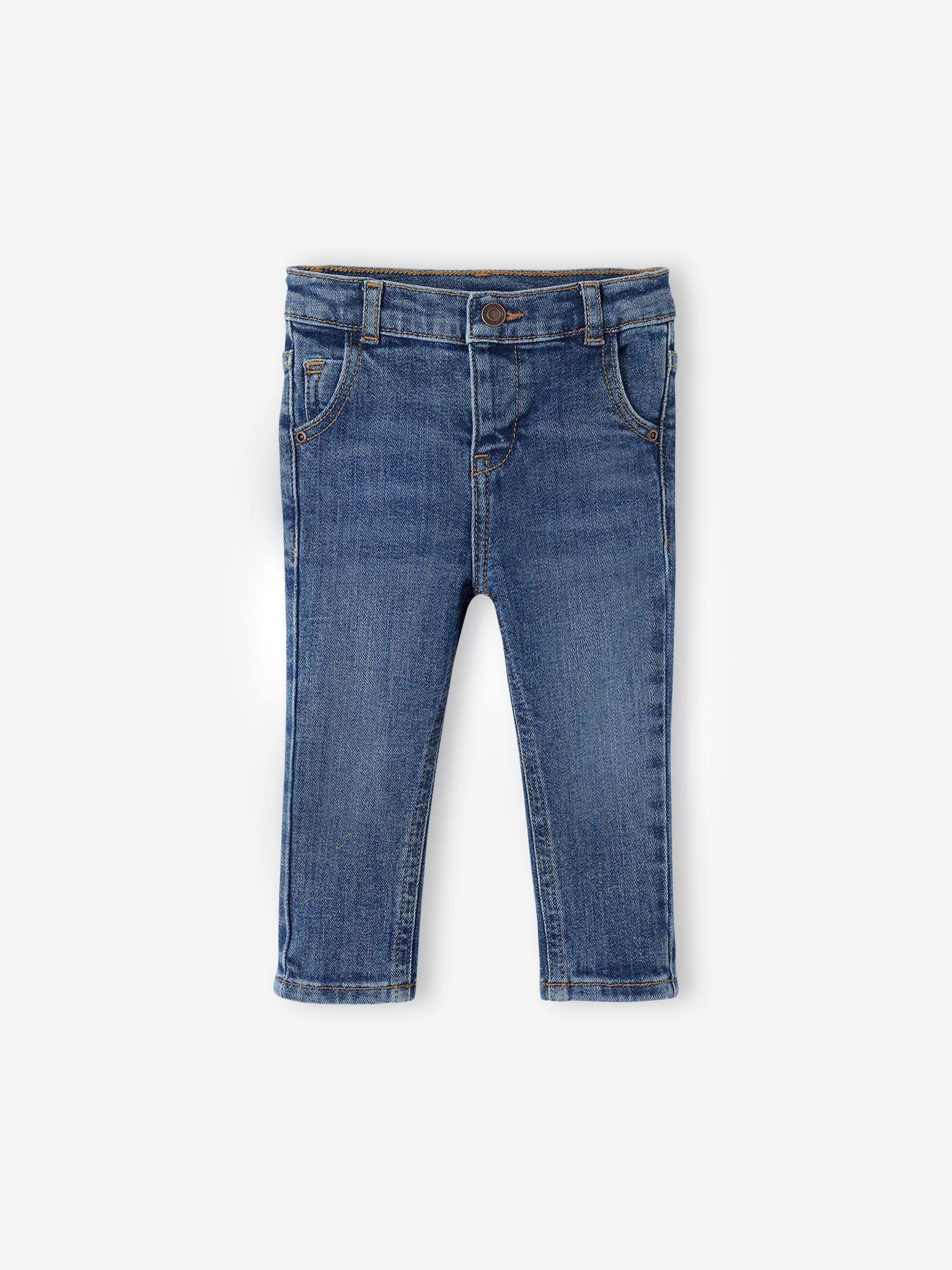 Jean bébé coupe droite BASICS stone