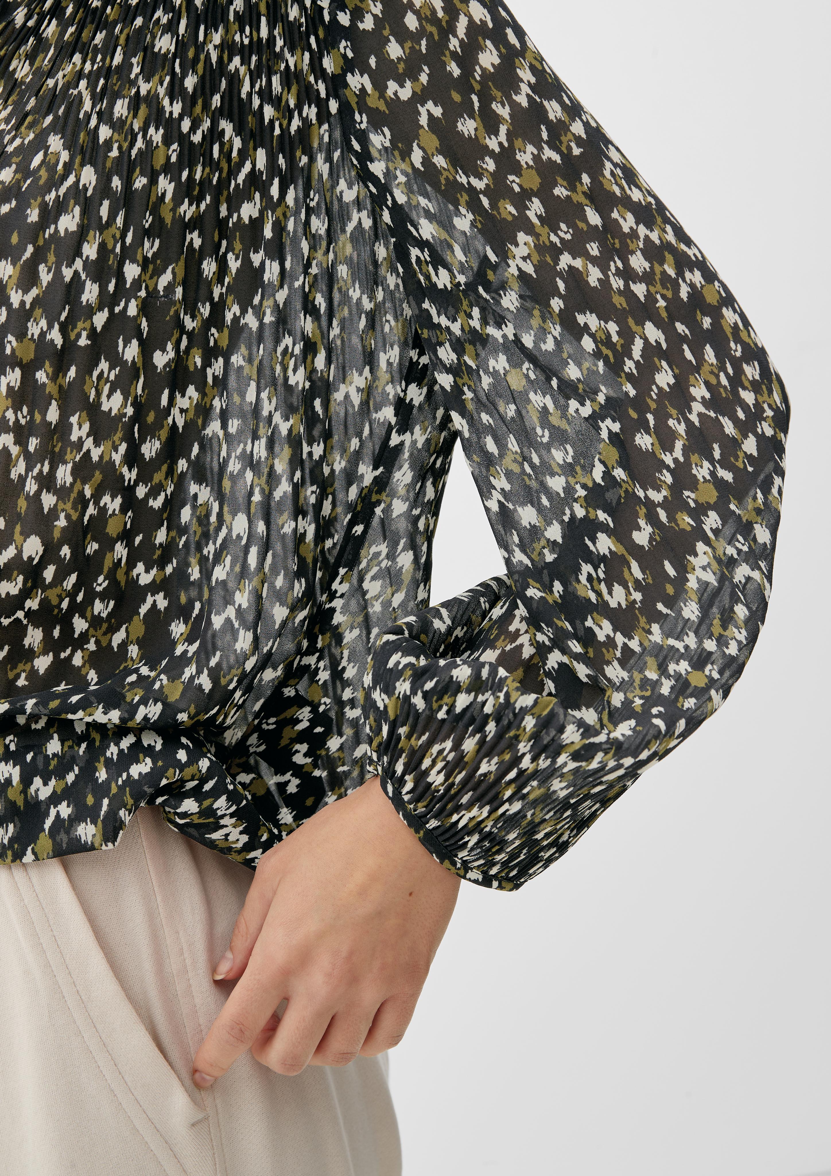 Bluse mit Allovermuster  2120683-99A2