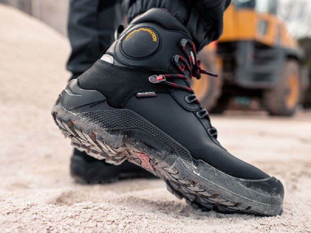 Giasco Defender S3 SRC Arbeitsschuh Rutschhemmende SRC Sohle, reflektierende Details, kälteisolierend