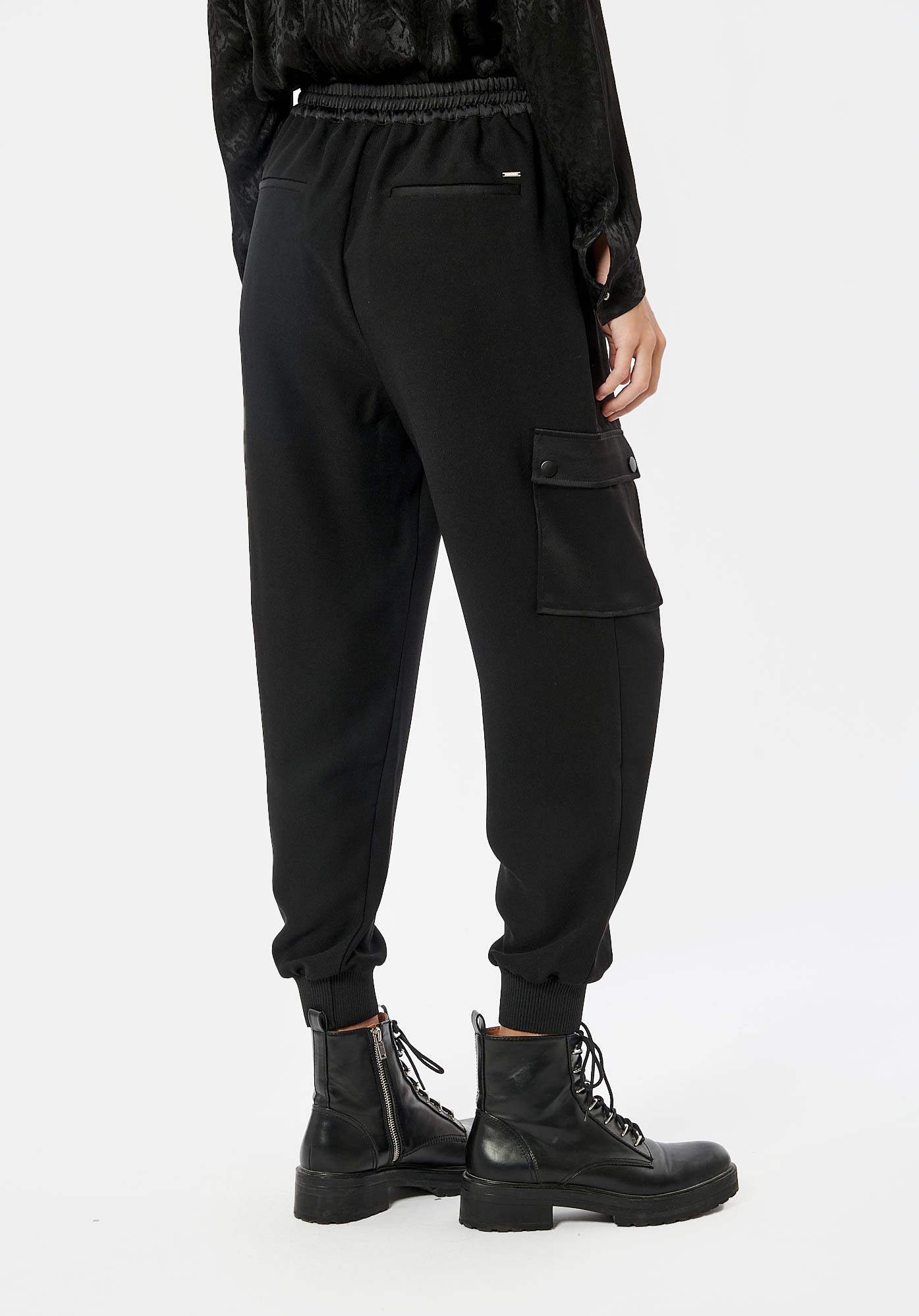 PLAYA  Pantalon cargo noir femme