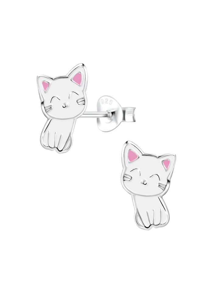 Alexander York Ohrringe, Ohrstecker-Set Katze, Pfote, Einhorn in 925 Sterling Silber, 3-tlg. günstig kaufen onesize