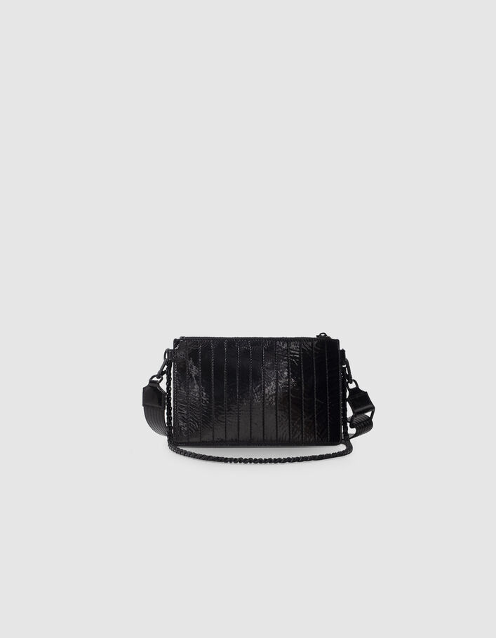 Le 111 CENTRAL PARK noir cuir verni Femme