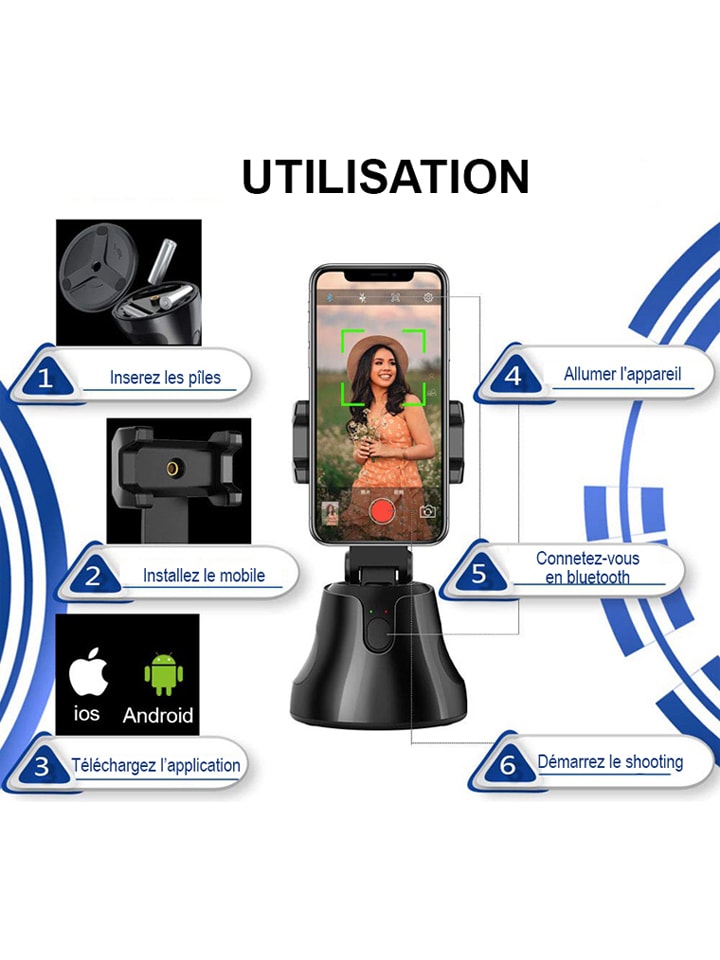 SWEET ACCESS Bluetooth-Smartphone-Halterung in Schwarz günstig kaufen onesize