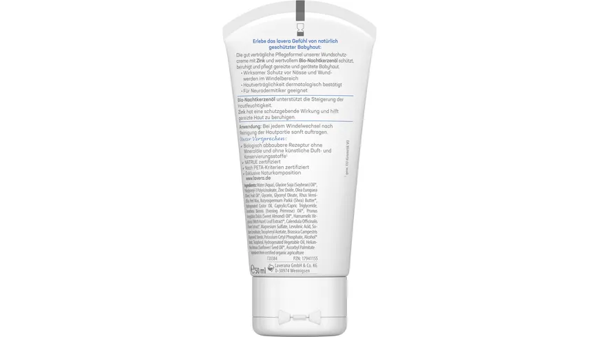 lavera Baby & Kinder Sensitiv Wundschutzcreme 50 ml