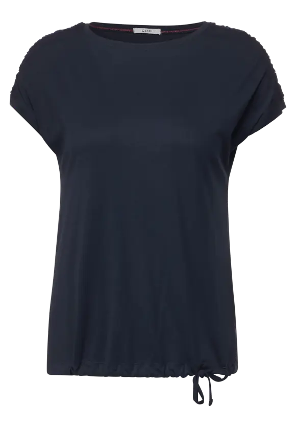CECIL T-Shirt mit Raffdetails