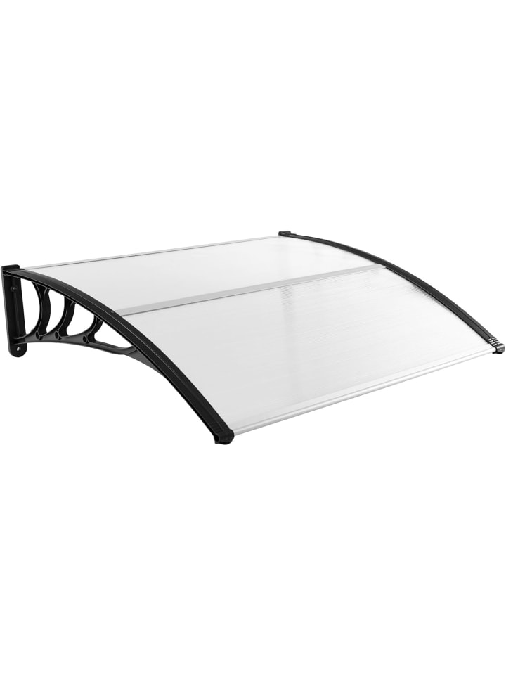 COSTWAY Vordach für Haustür 122x99cm in Transparent günstig kaufen onesize