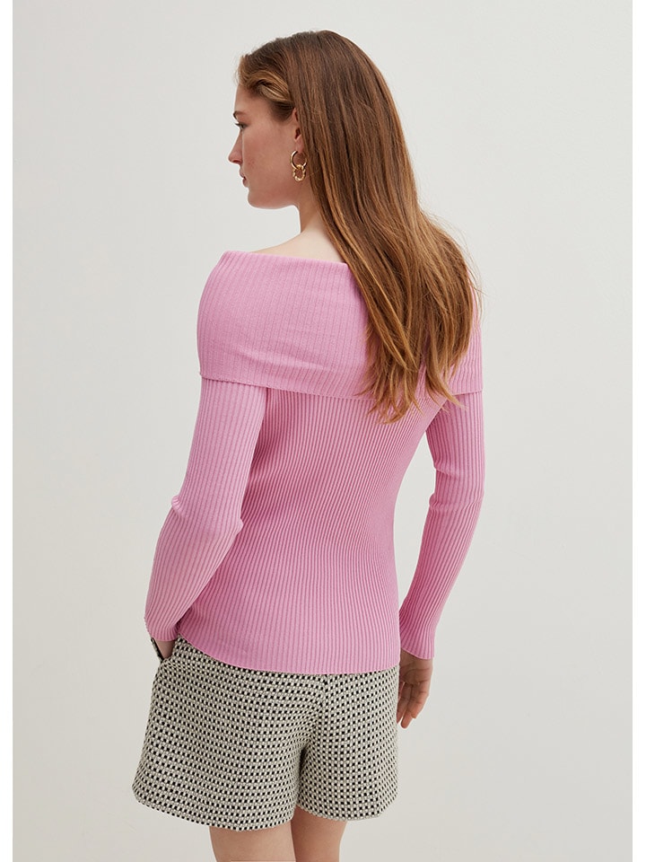 STEFANEL Longsleeve in Rosa günstig kaufen