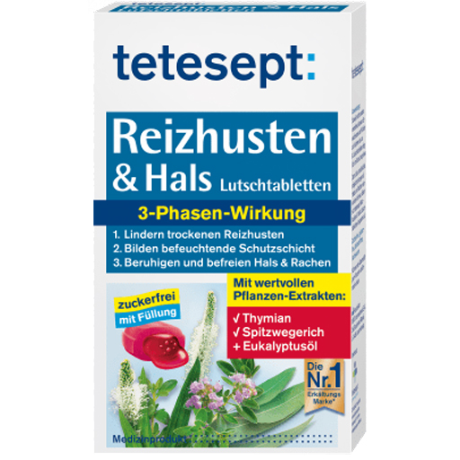 TETESEPT Reizhusten & Hals Lutschtabletten  20 St  Lutschtabletten