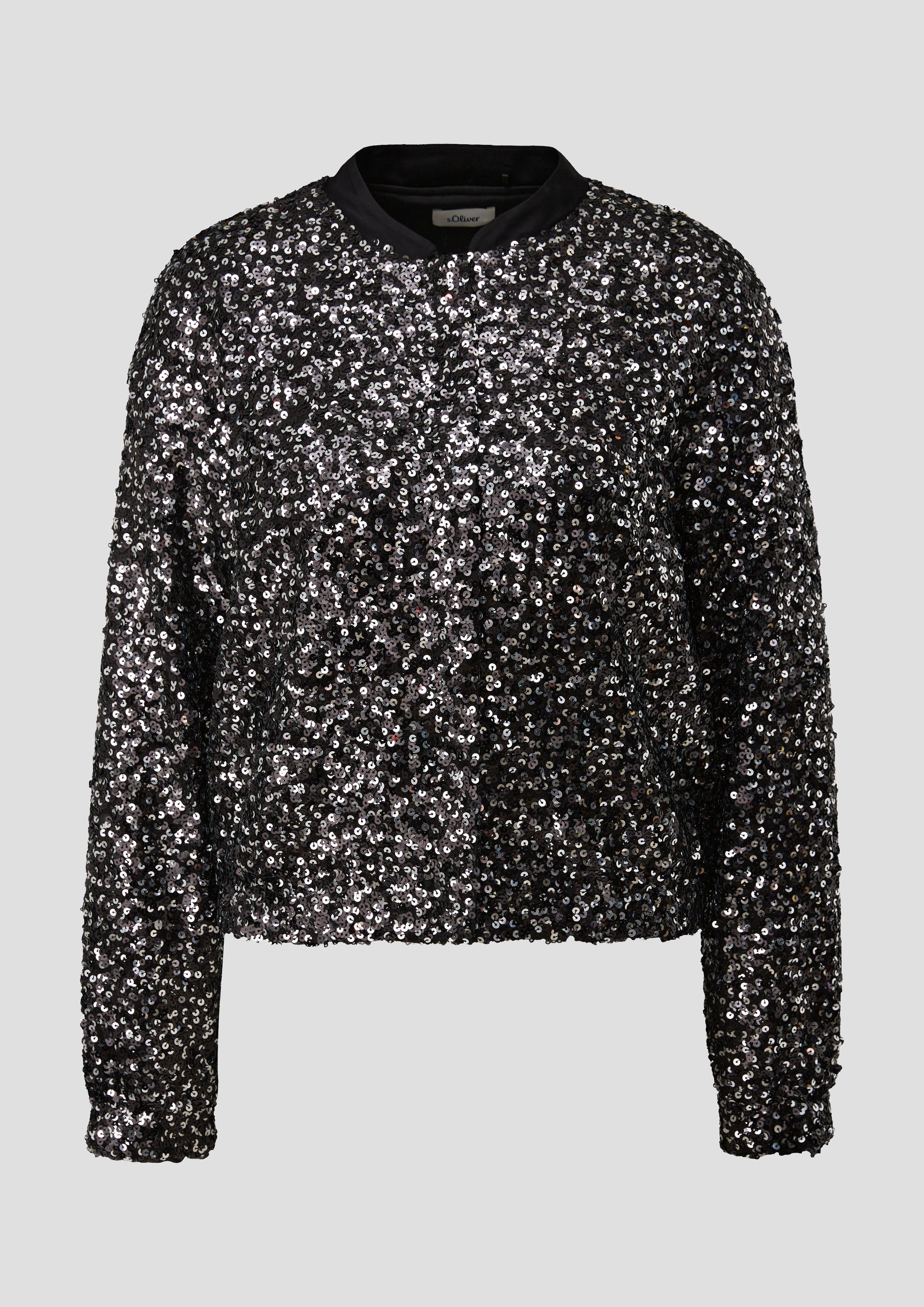 Blouson mit Pailletten  2138971-9999
