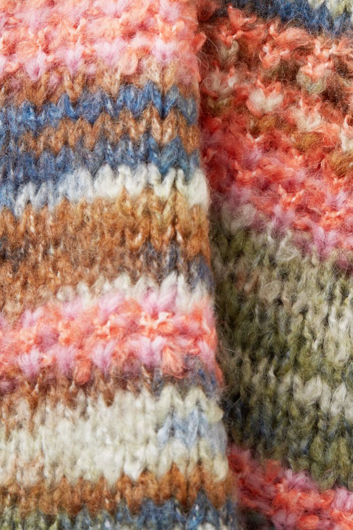 Gestreifte Strickweste