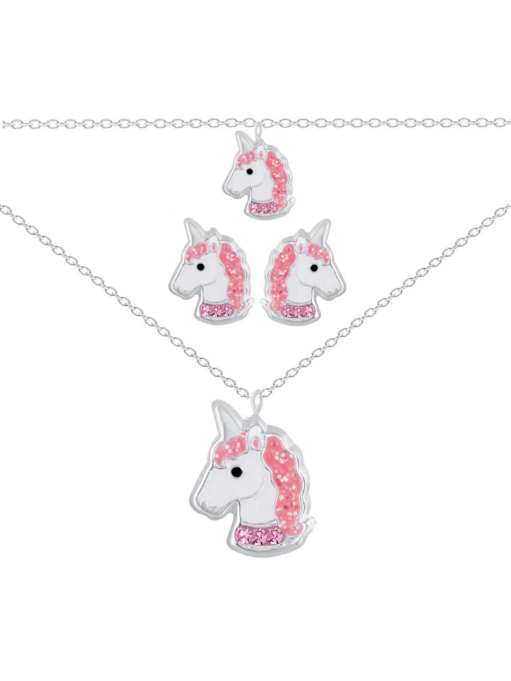 Alexander York Kinder-Schmuckset EINHORN in 925 Sterling Silber, 5-tlg. günstig kaufen onesize