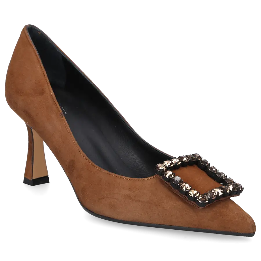 Roberto Festa - Pumps LILLY Veloursleder - braun