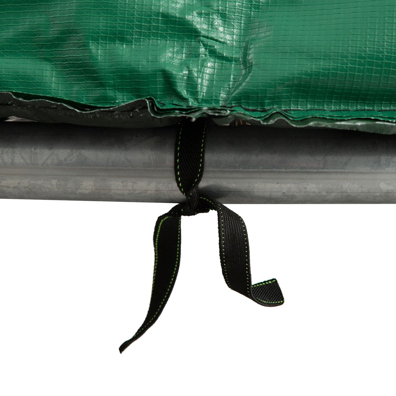 HOMCOM Trampolin Randabdeckung Sicherheitsnetz Wetterplane Leiter 8ft 10ft 12ft 15ft (Randabdeckung: Ø 244cm-Grün)