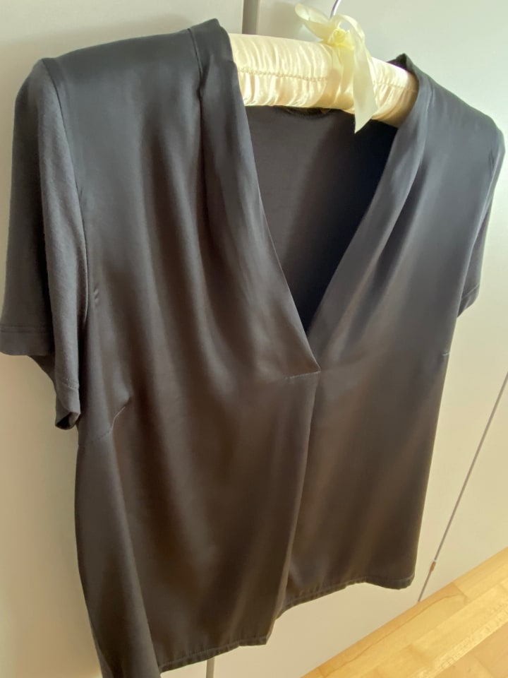 More & More Bluse in Anthrazit günstig kaufen 34