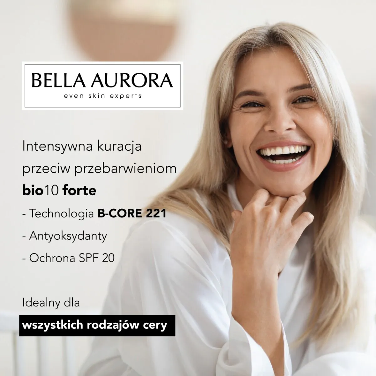 Bella Aurora Bio10 Forte intensyvios depigmentacijos lašelinė priemonė