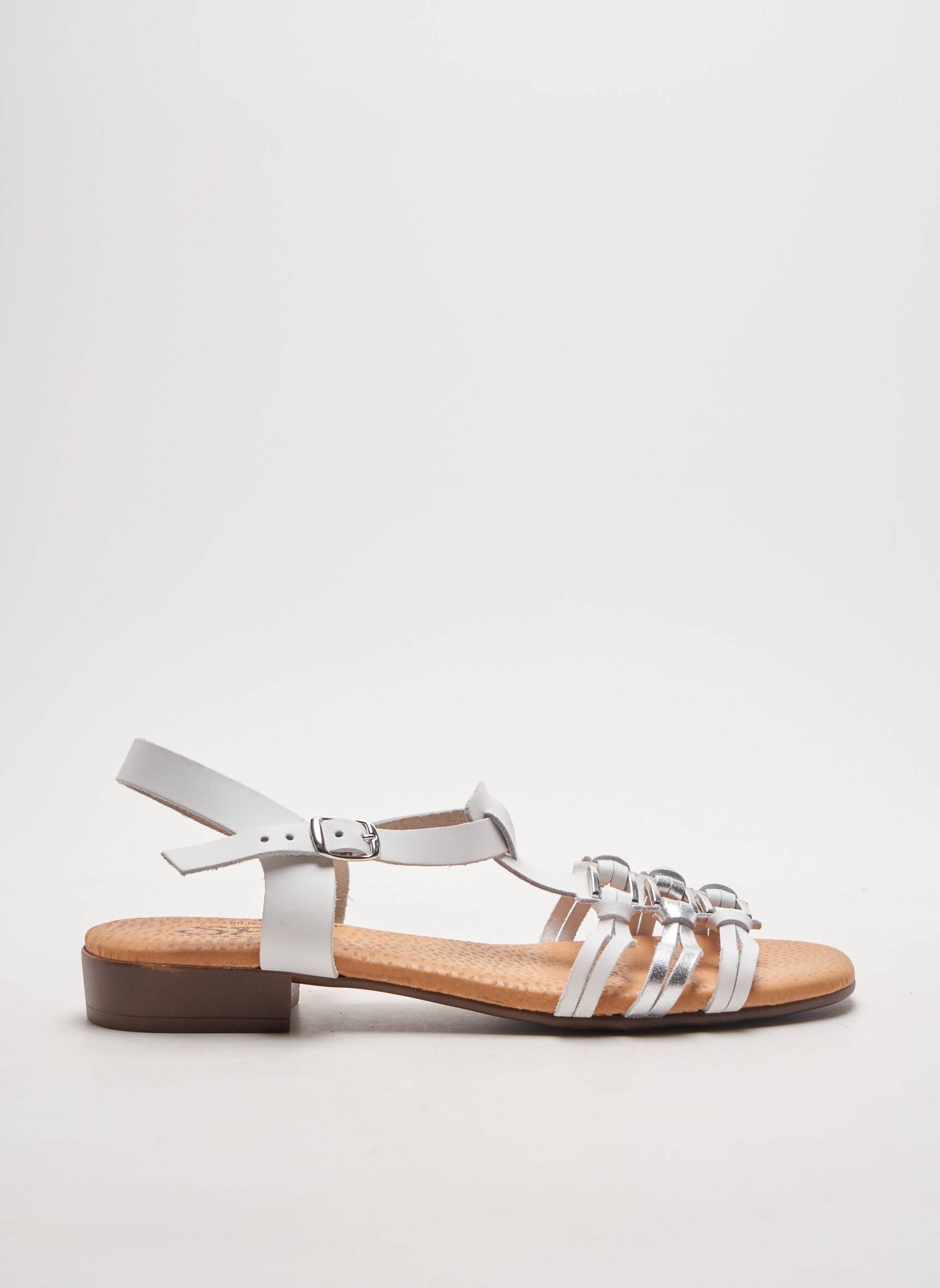 Spk Sandales Nu Pieds Femme couleur gris