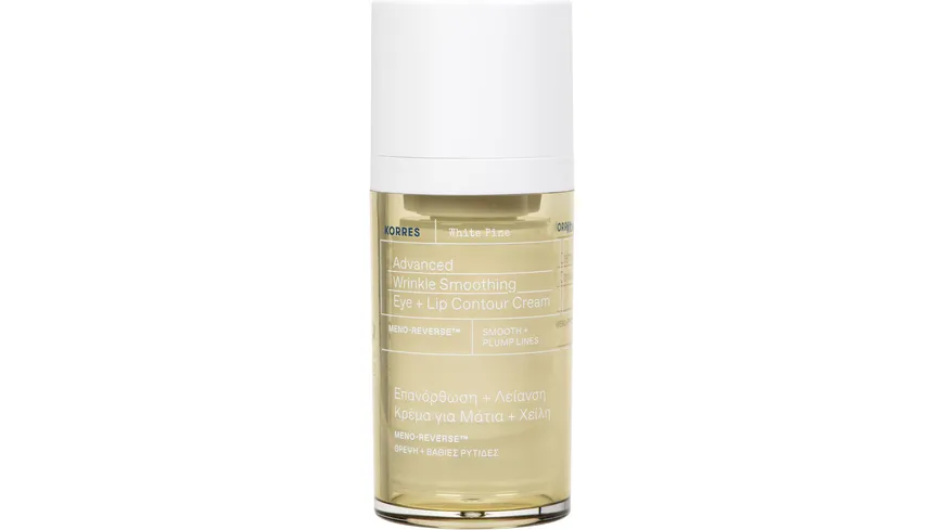 KORRES White Pine Augen- & Lippenkonturcreme 15 ml