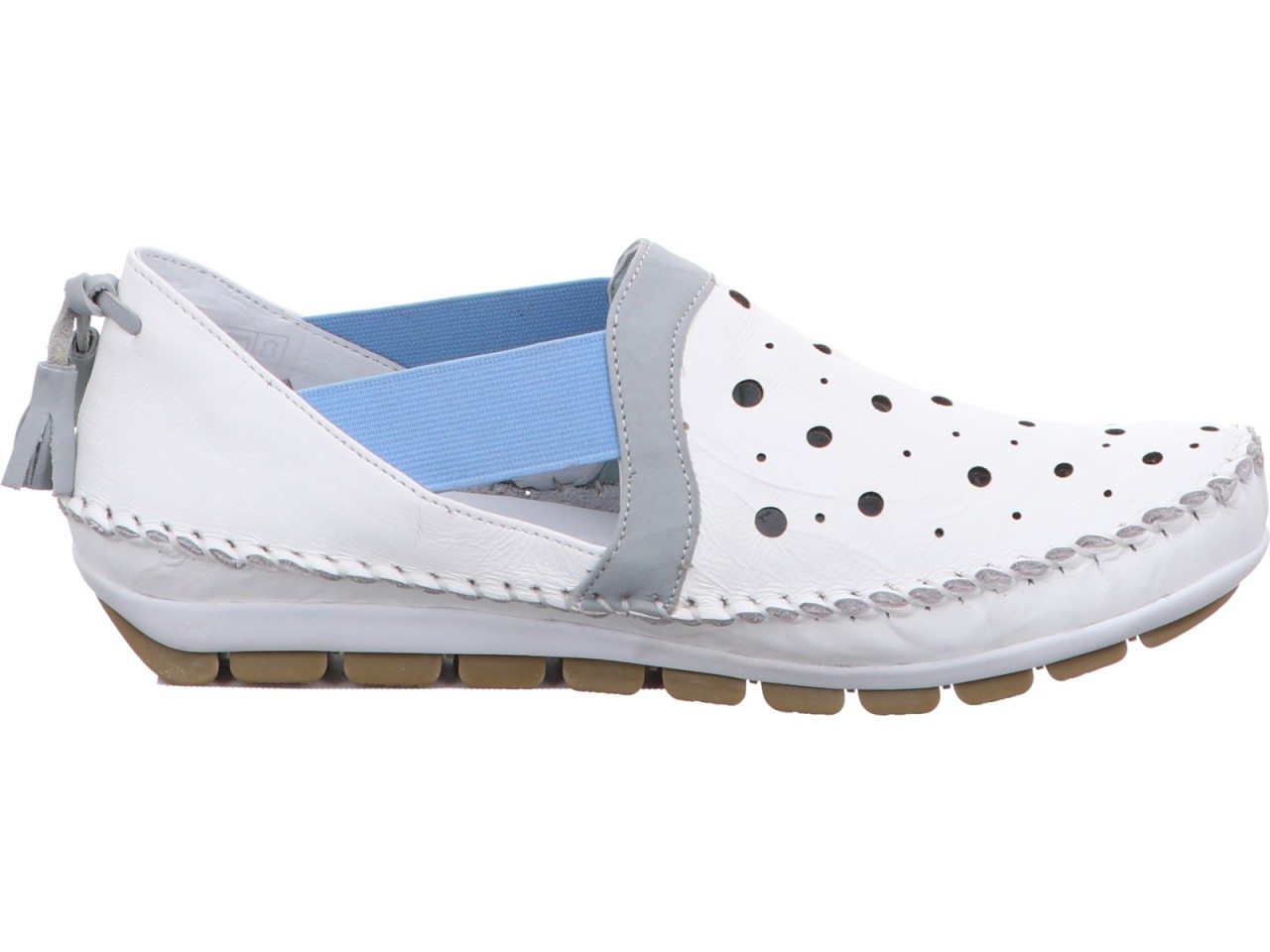 GEMINI Sportliche Slipper weiss