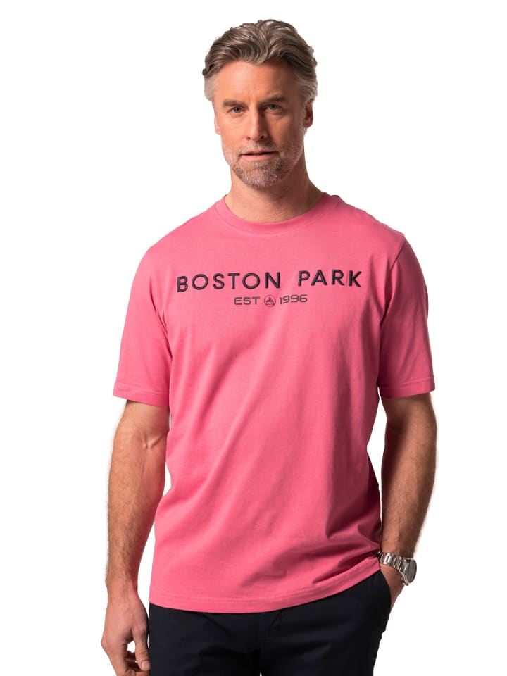 Boston Park Kurzarm T-Shirt in flamingo günstig kaufen
